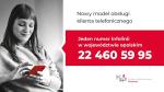 grafika za napisem nowy model obsługi klienta telefonicznego. Jeden numer infolinii w woj. opolskim 22 460 59 95